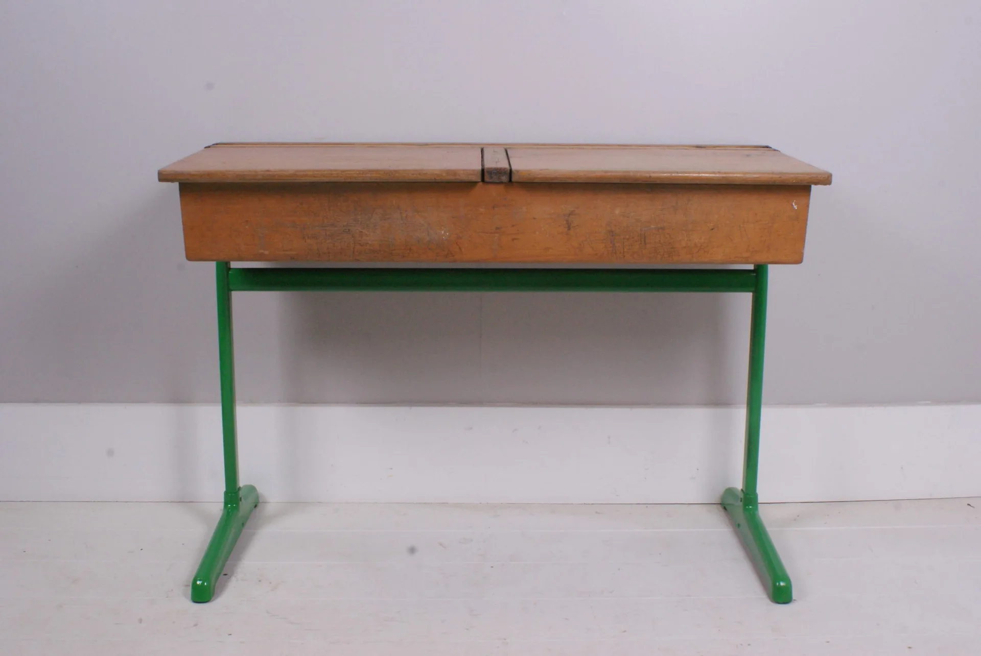 Vintage Double School Desk