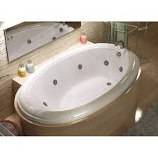 Atlantis Petite Oval Acrylic Jetted Bathtub