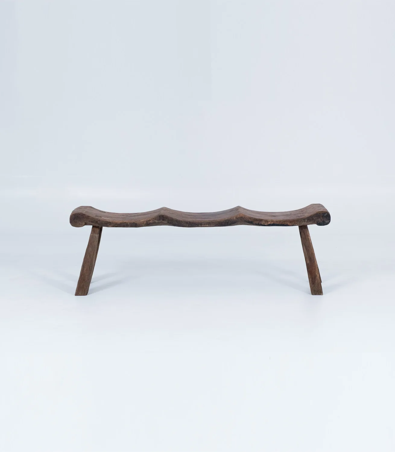 Organic Sculptural Wooden Bench