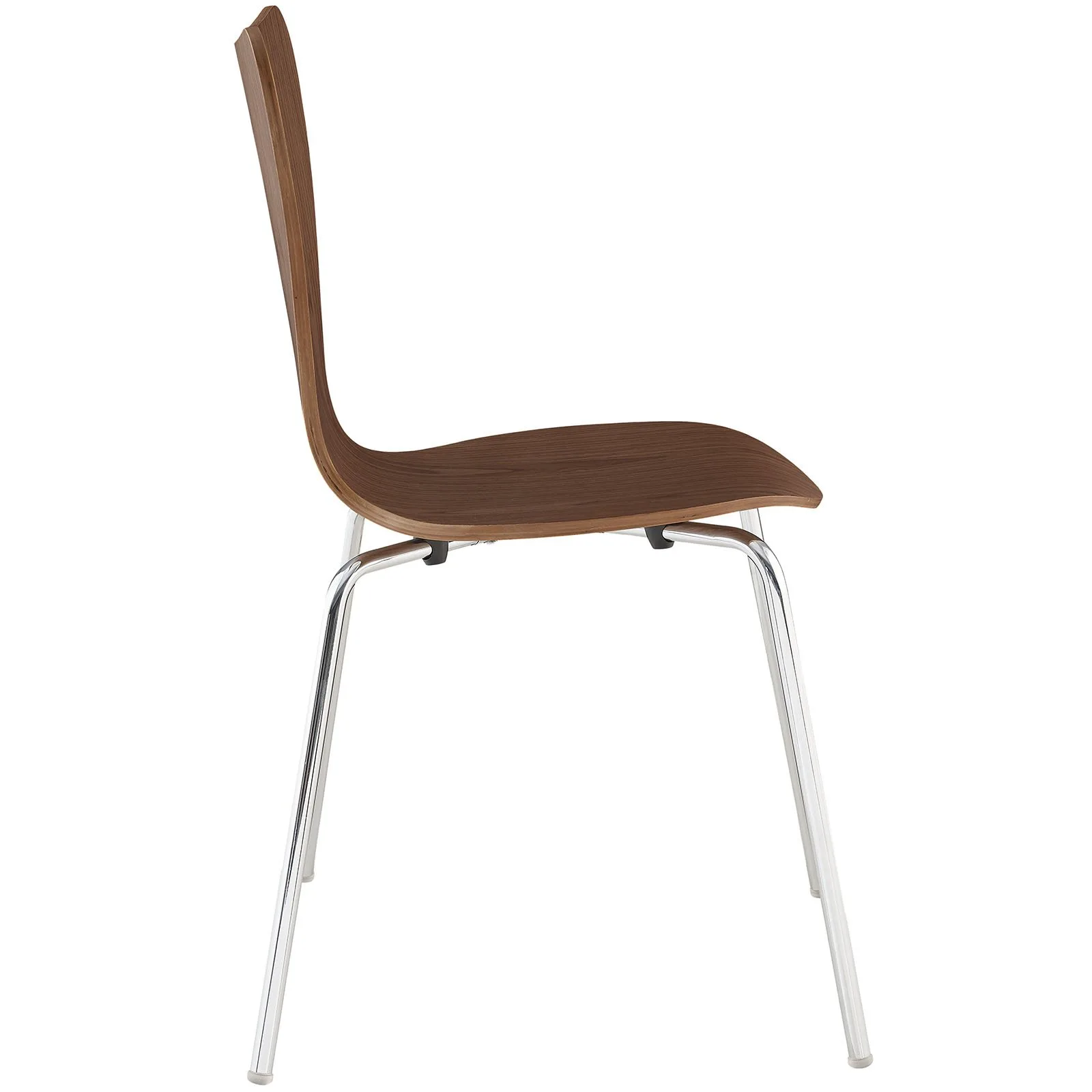 Ernie Walnut Molded Plywood Dining Chair