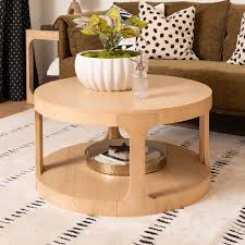 Forma Round Wood Coffee Table