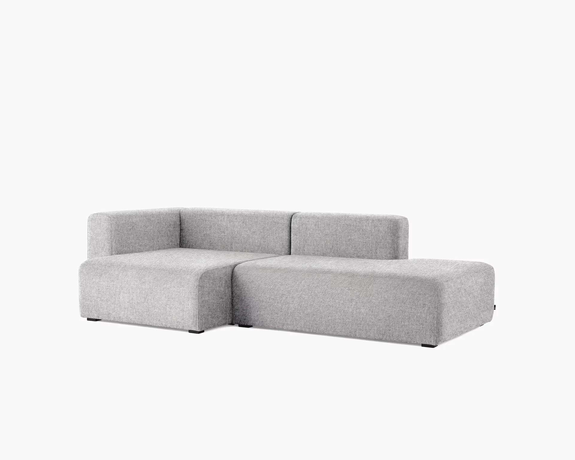 HAY Mags Minimalist Gray Fabric Modular Sofa