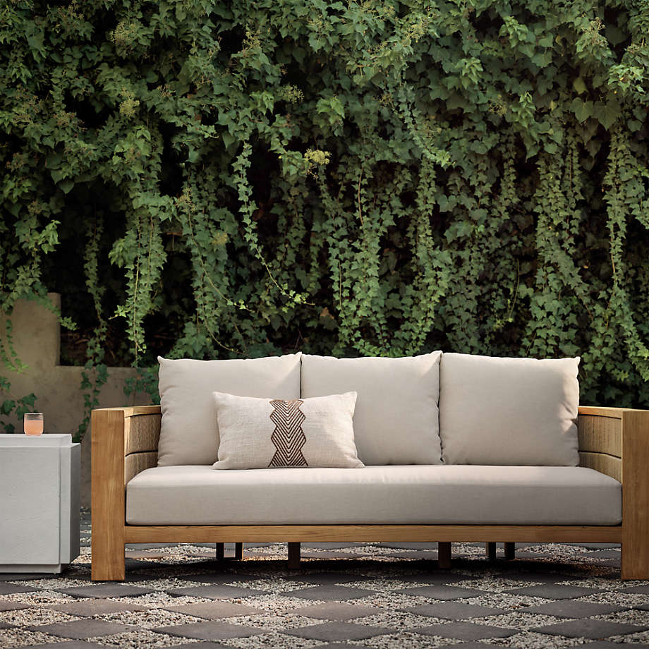 Bali Natural Teak Outdoor Sofa