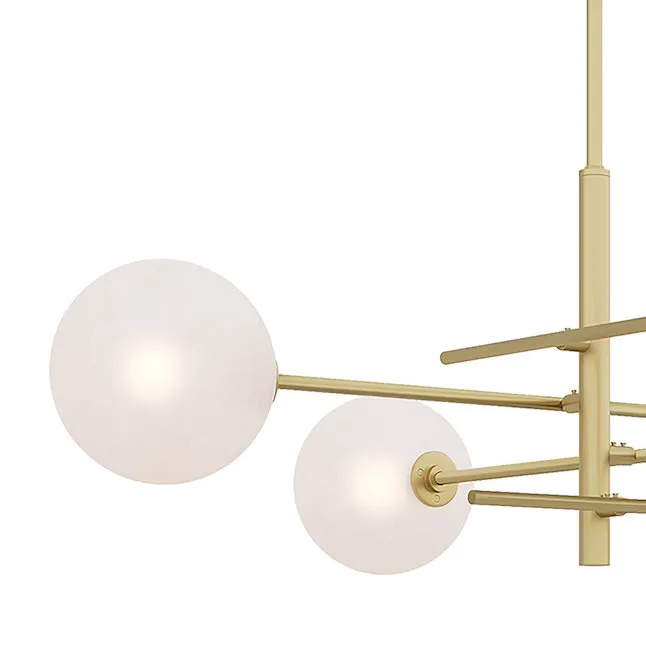 Matte Gold Modern Pendant Light