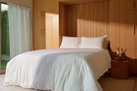 Solid White Cotton Bedding Set