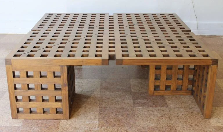 Italian Grid Coffee Table