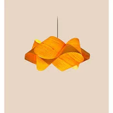 Rickey Sculptural Wood Pendant Light