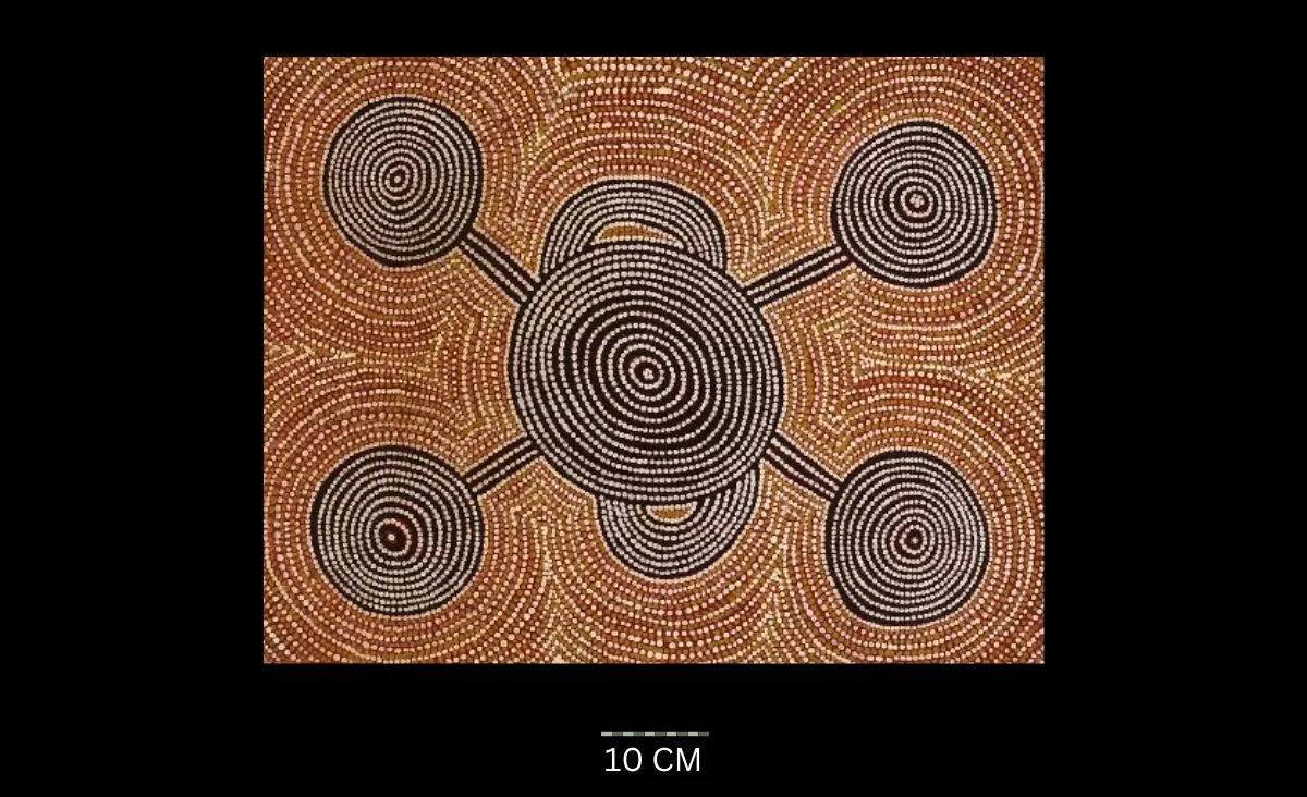 Uta Uta Tjangala Aboriginal Style Rectangular Wall Art