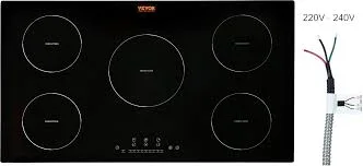 Black Glass Induction Cooktop