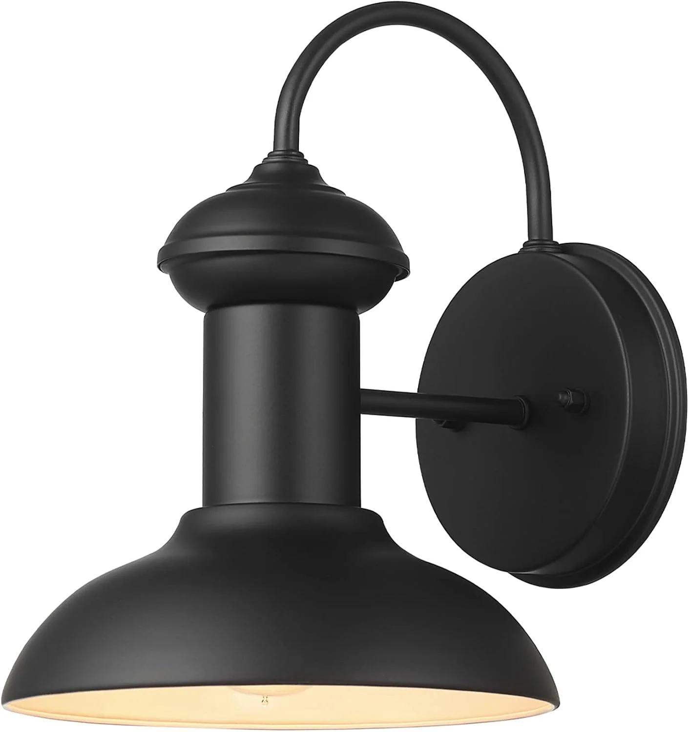 Martes Matte Black Metal Wall Sconce