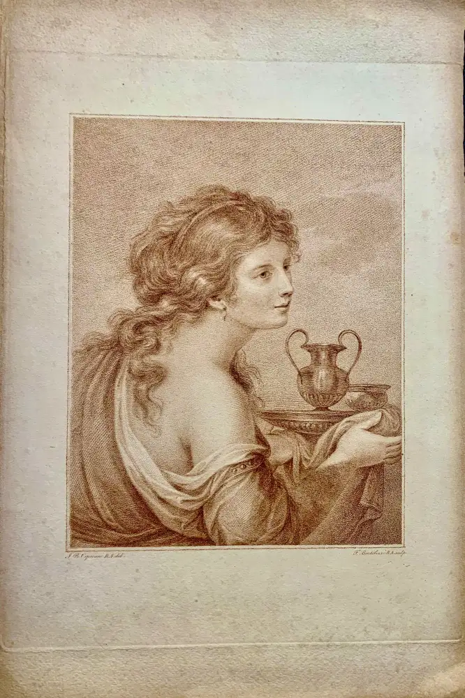 Sepia Engraving | Giovanni Battista Cipriani