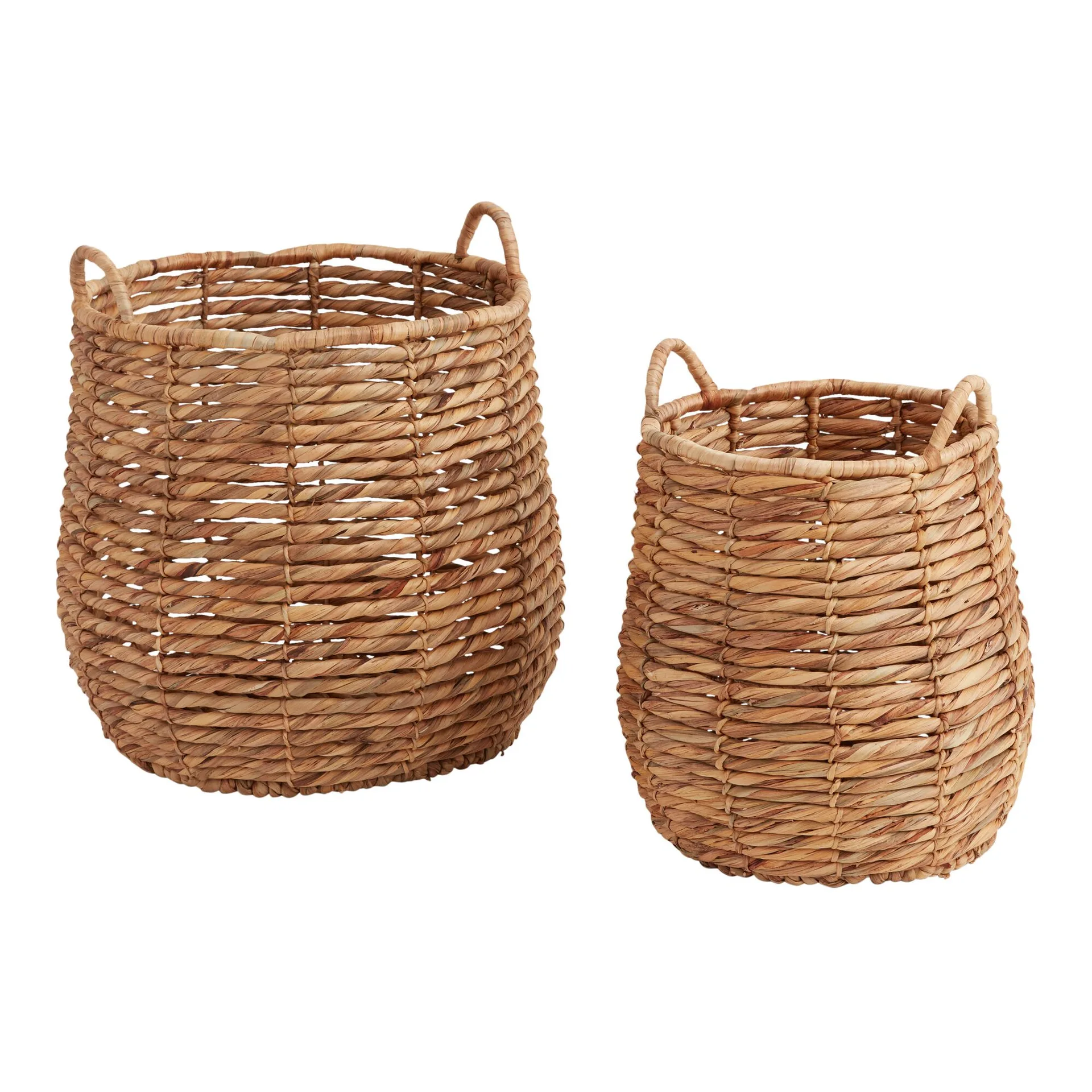 Natural Woven Round Basket