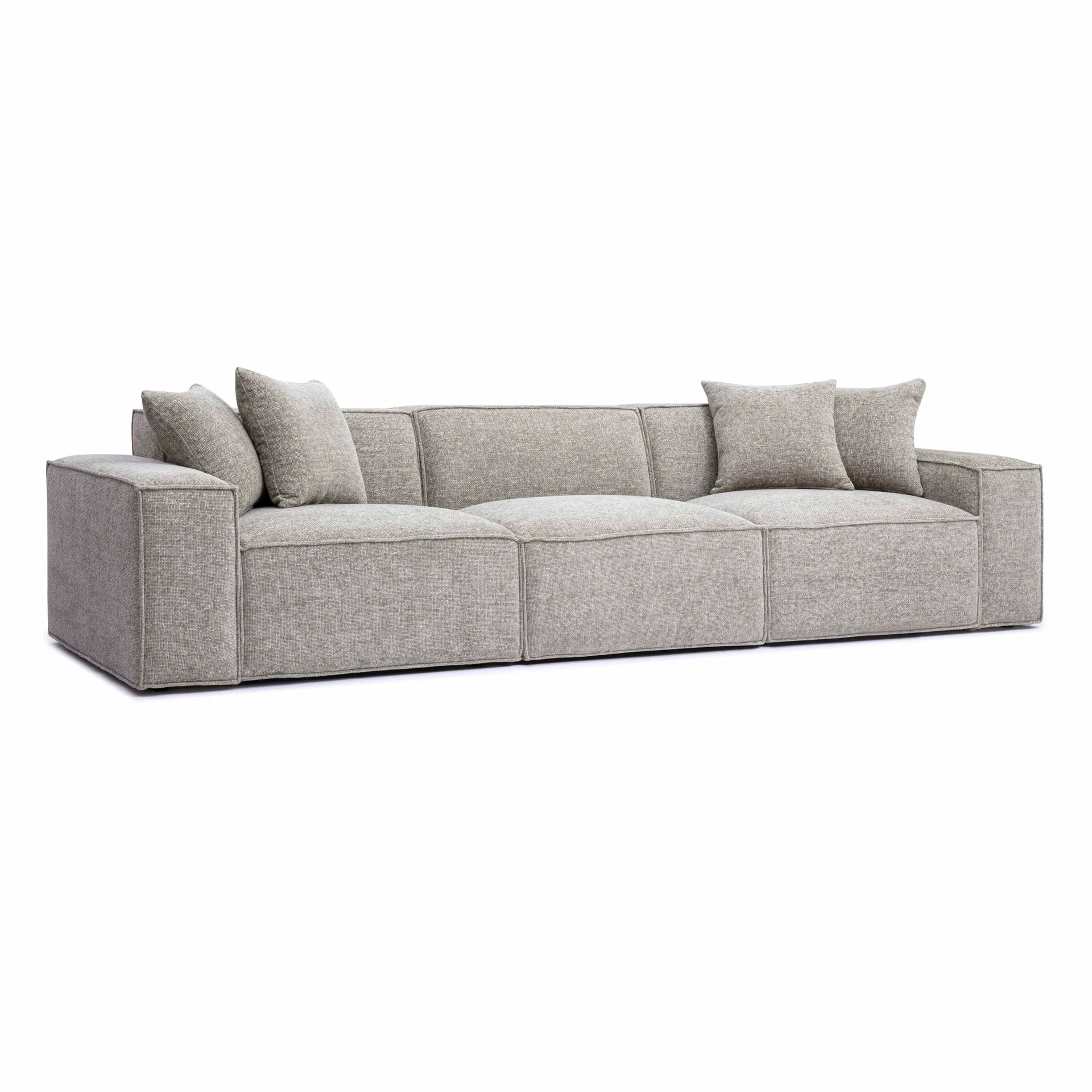 Mindy Gray Textured Modular Sofa