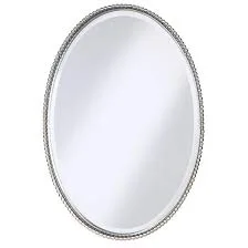 Sherise Beaded Oval Mirror