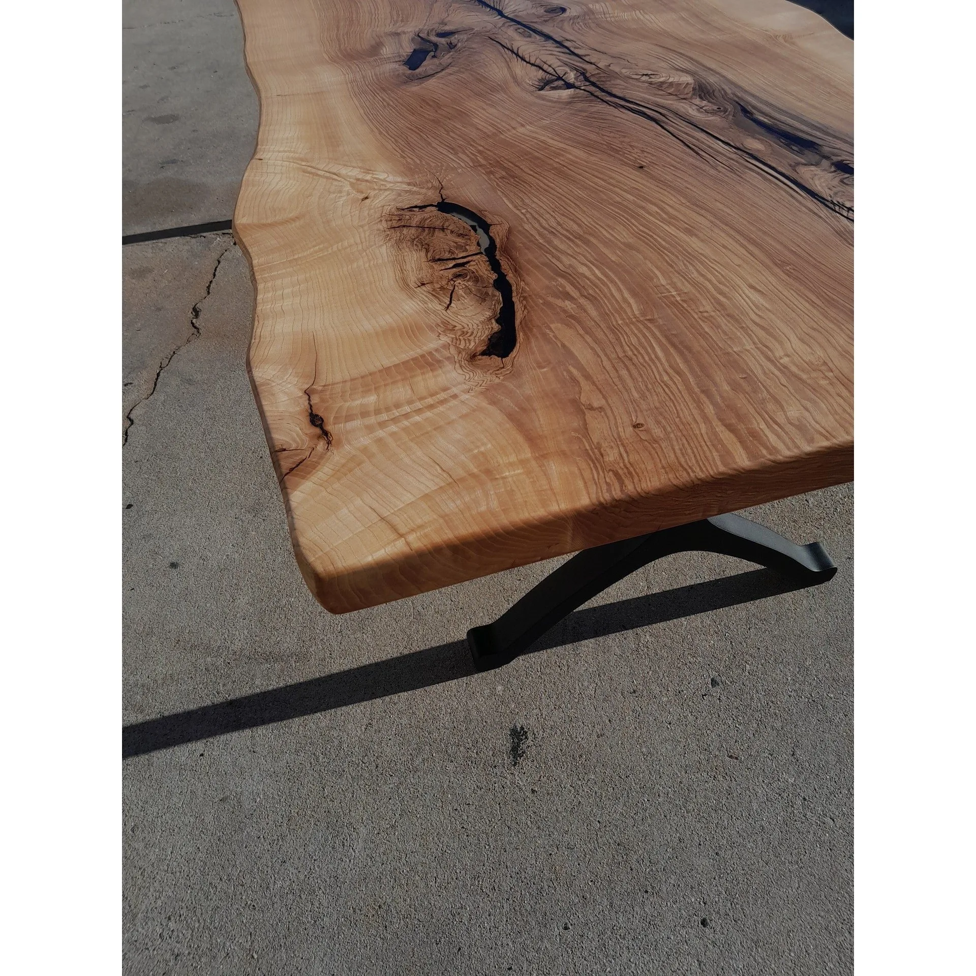 Live Edge White Oak Dining Table