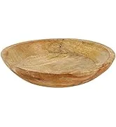 Vilde Natural Round Wooden Bowl