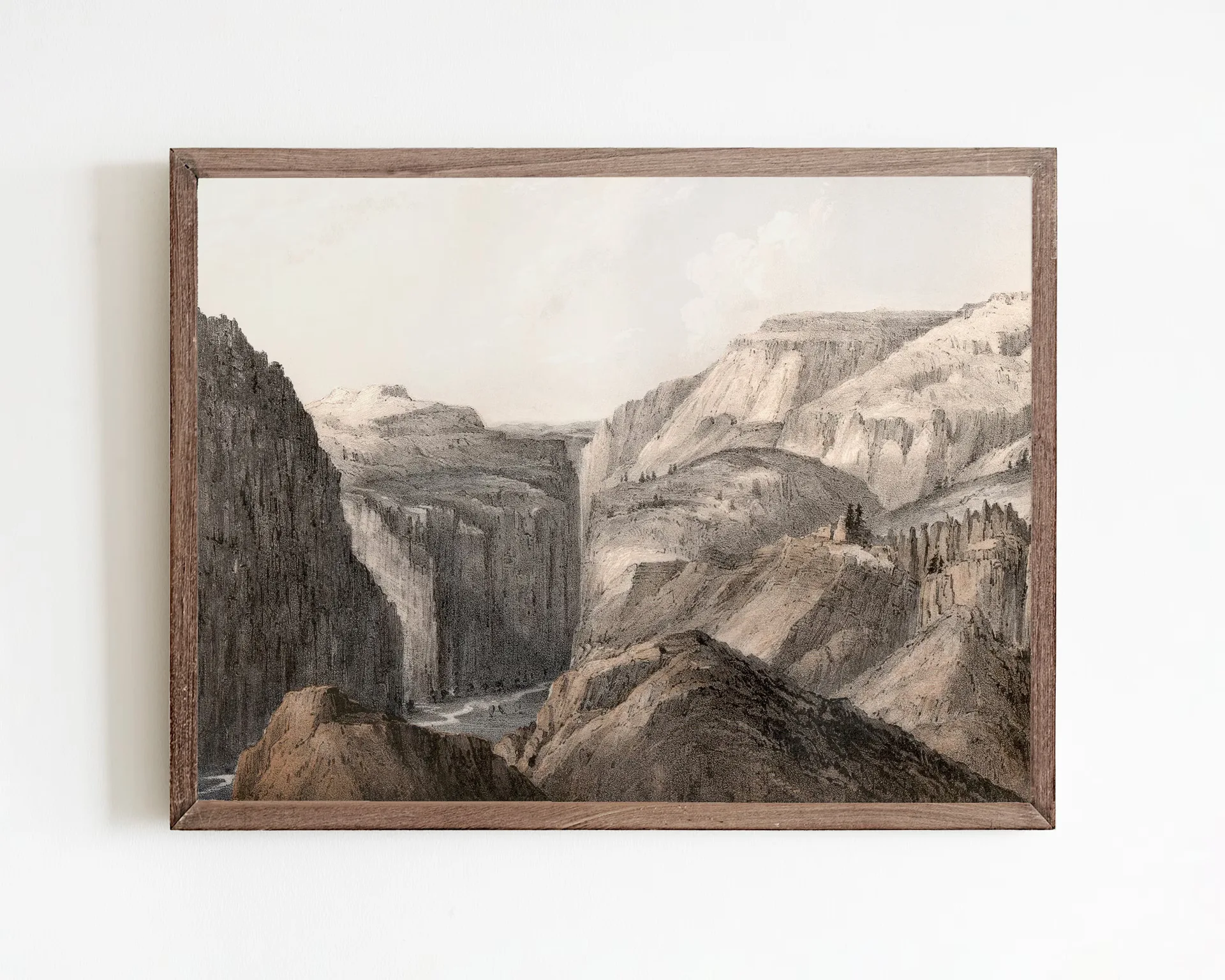 Mountain Landscape Framed Wall Art