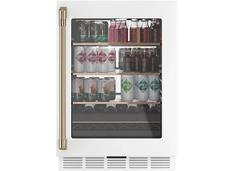 Cafe Matte White Beverage Refrigerator