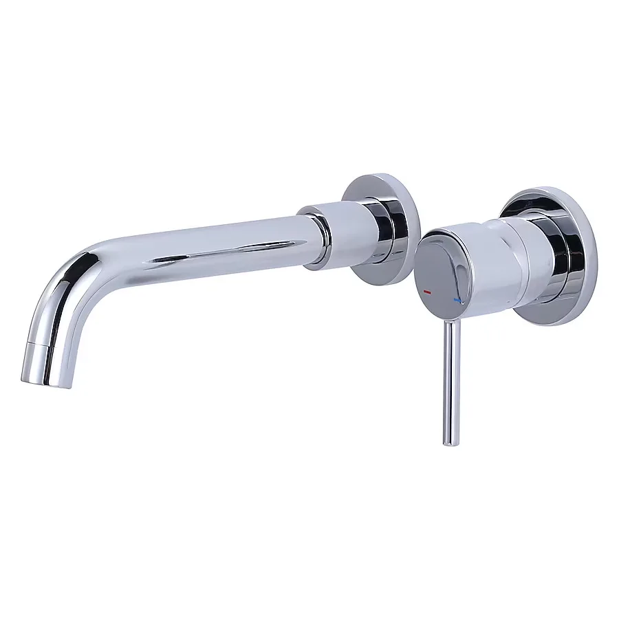 Polished Chrome Wall Mounted Faucet