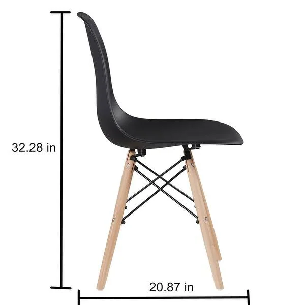 Mid-Century Modern Molded Plastic Dining Chair