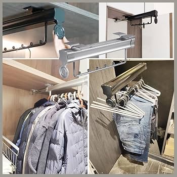 Wall Mounted Clothing Rail