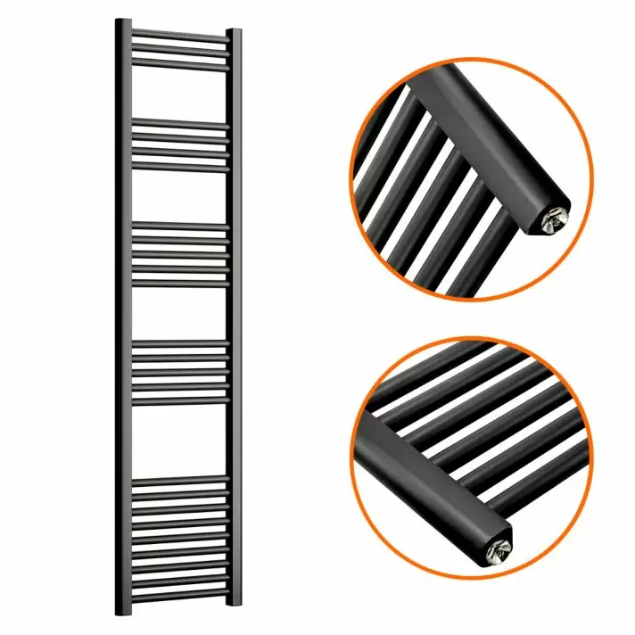 Matte Black Towel Radiator