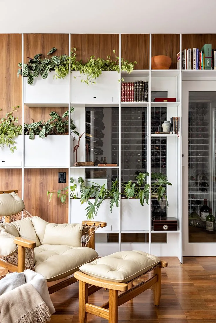 Minimalist White Modular Shelving Unit