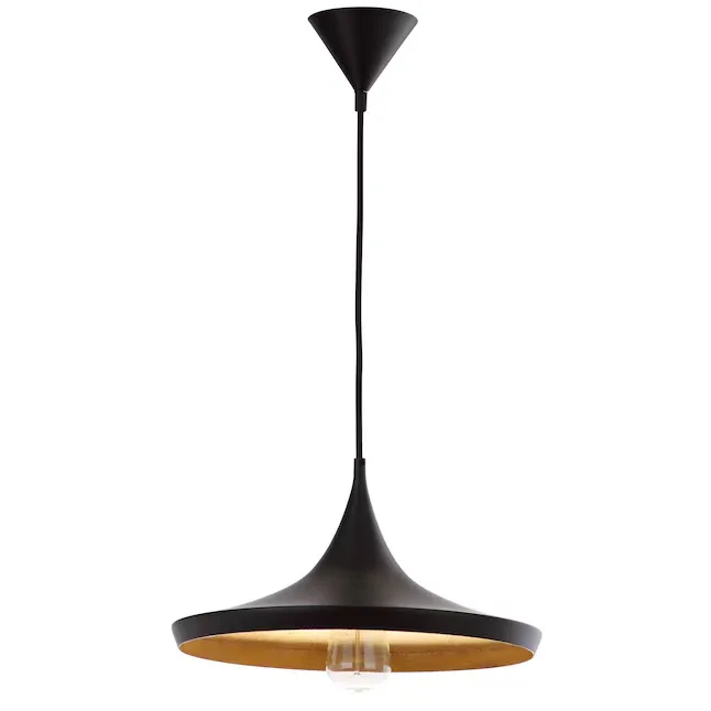 Safavieh Bowman Matte Black Metal Pendant Light