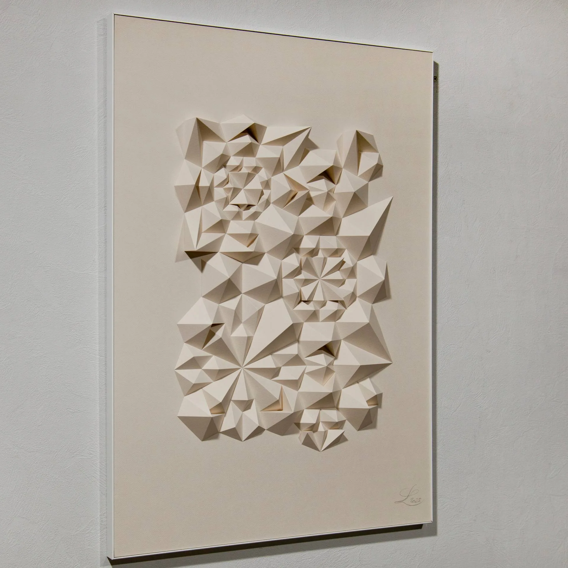 Trinity Geometric Framed 3D Paper Art