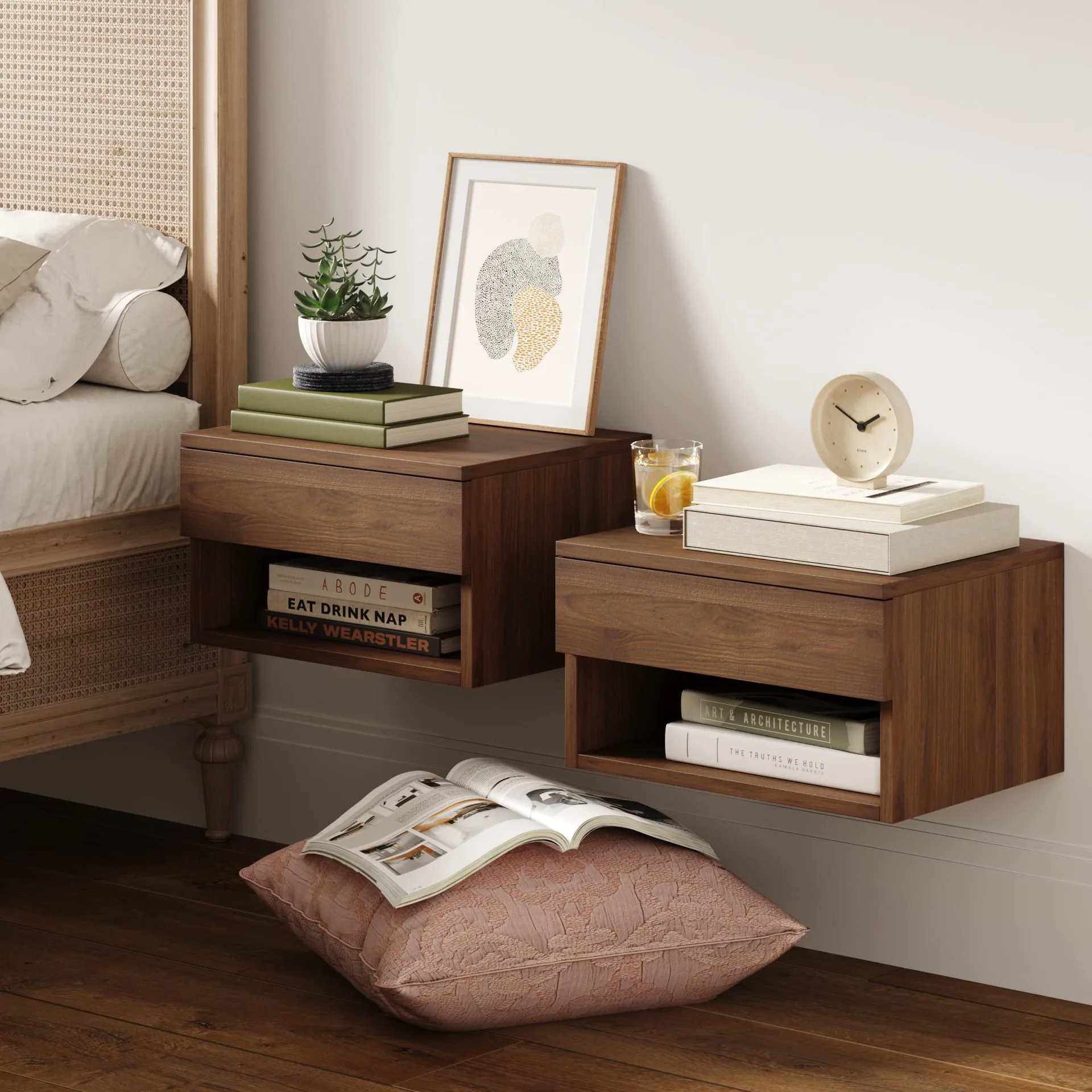 Nathan James Jackson Wood Nightstand