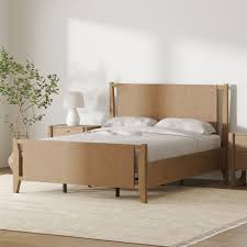 Natural Wood Bed