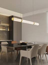 Linear Alabaster Pendant Light