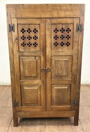 Rustic Spanish Colonial Wood Accent Cabinet