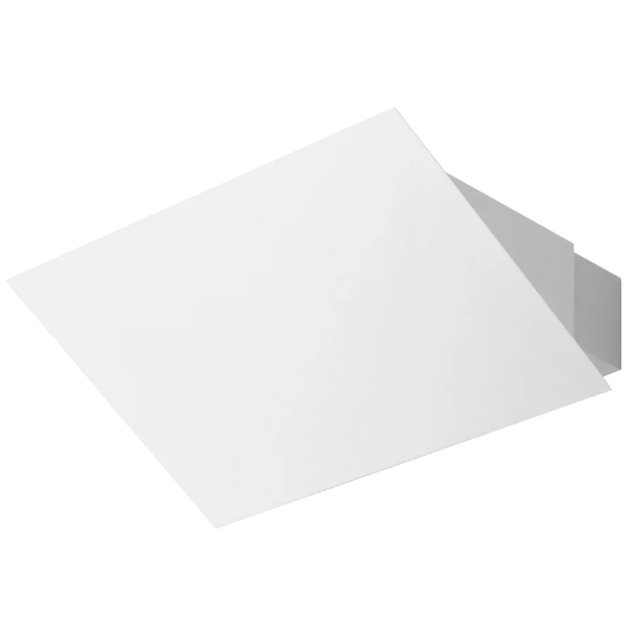 Memnon Minimalist White Metal Wall Sconce