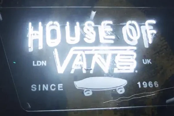 House of Vans Neon Sign