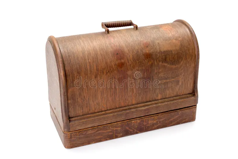 Sewing Machine Case Vintage Wooden Case