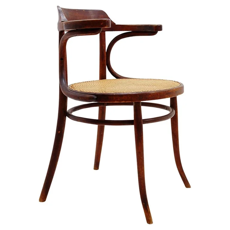 Thonet-Style Classic Bentwood Armchair