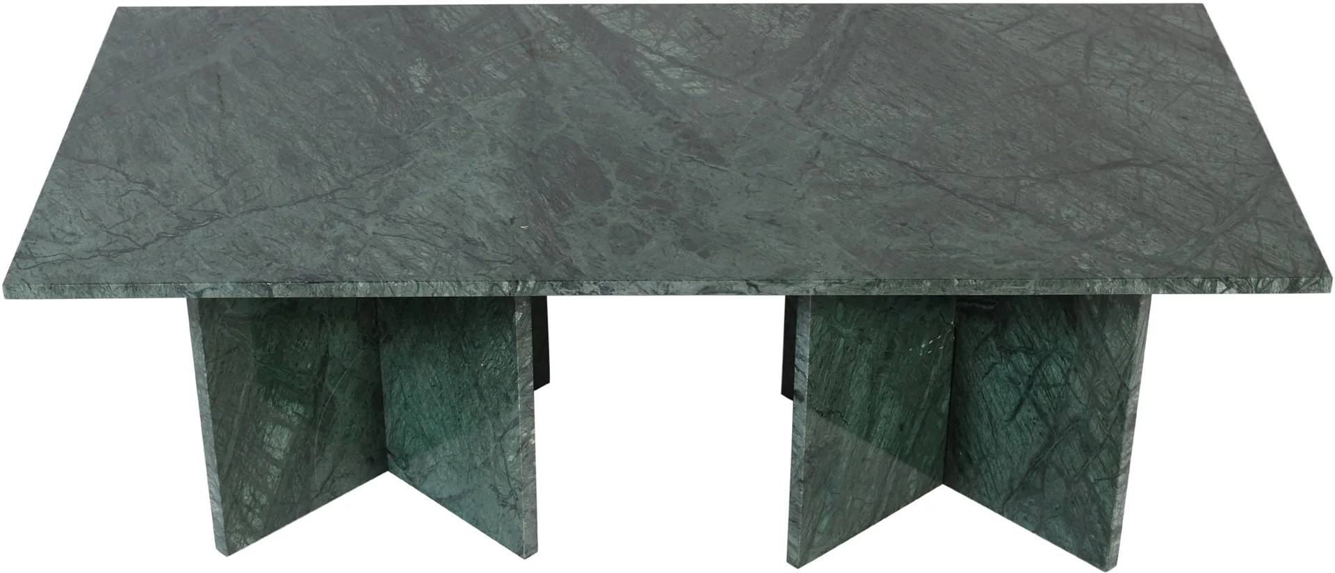 Verona Green Marble Rectangular Coffee Table