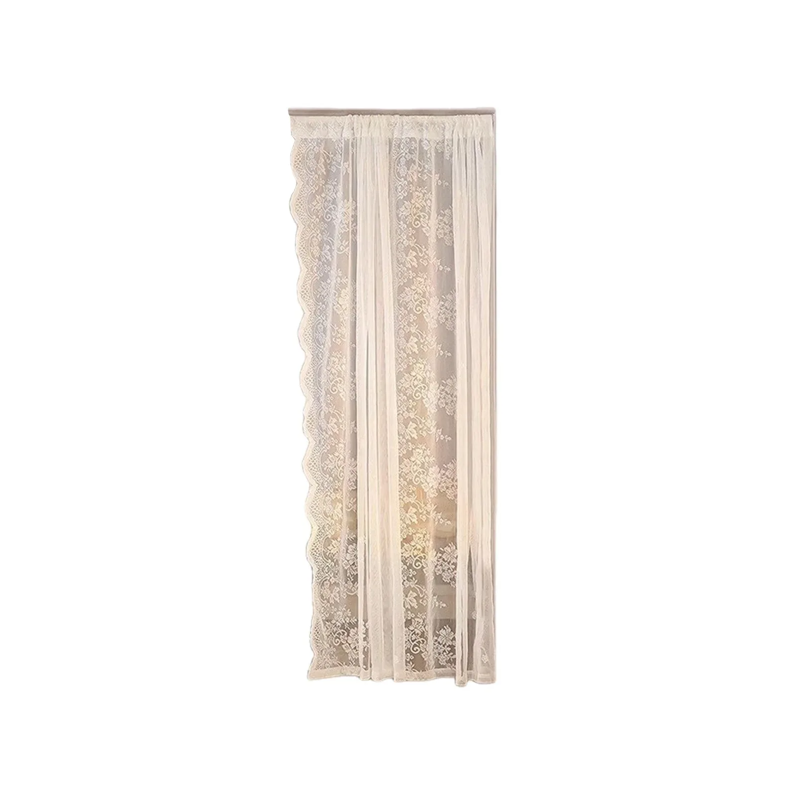 Vintage Floral Lace Curtains
