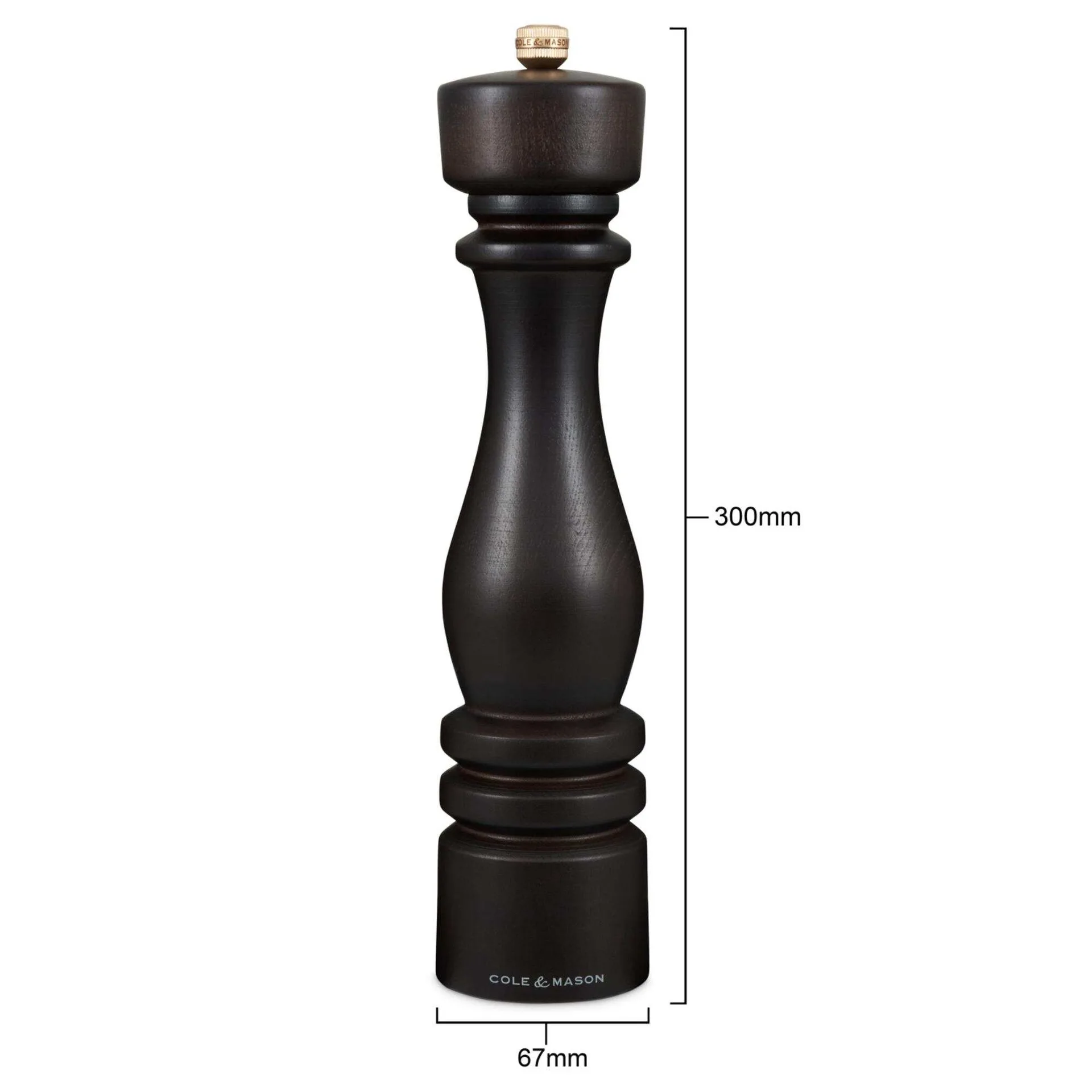 Cole & Mason London Traditional Wood Pepper Mill