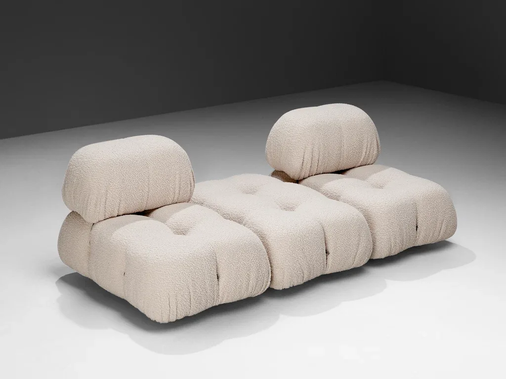 Camaleonda White Boucle Modular Sofa