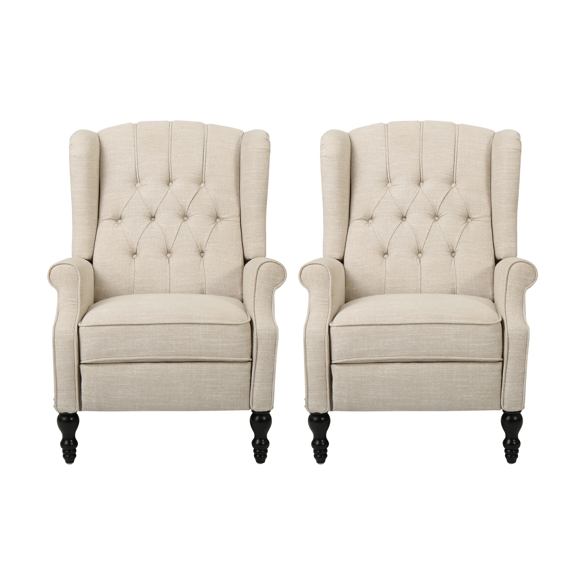 Tufted Wingback Recliner