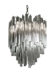 Murano Tiered Crystal Prism Chandelier
