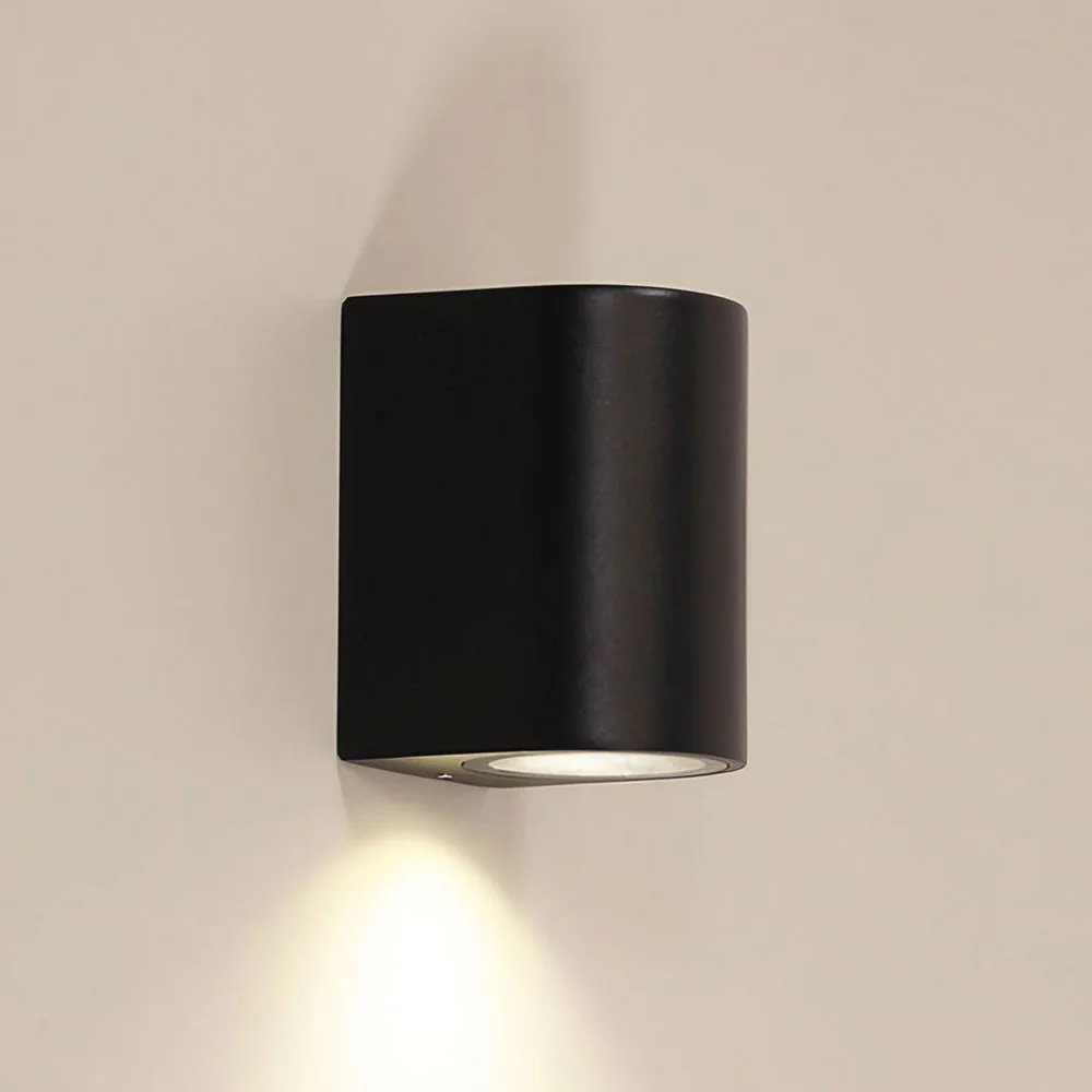 Matte Black Aluminum Wall Sconce