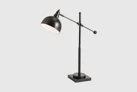 Matte Black Metal Table Lamp