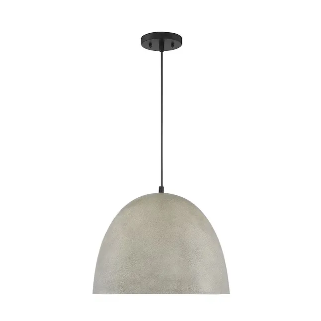 Meridian Concrete Dome Pendant Light