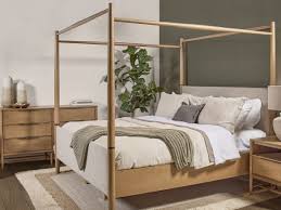 Charlotte Wood Canopy Bed