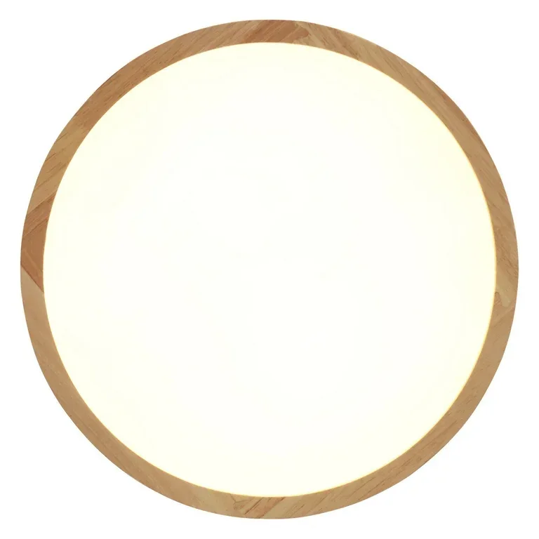 Modern Round Wood Ceiling Light
