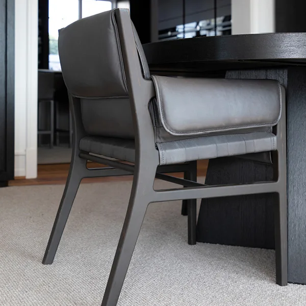 Steven Modern Leather Dining Chair