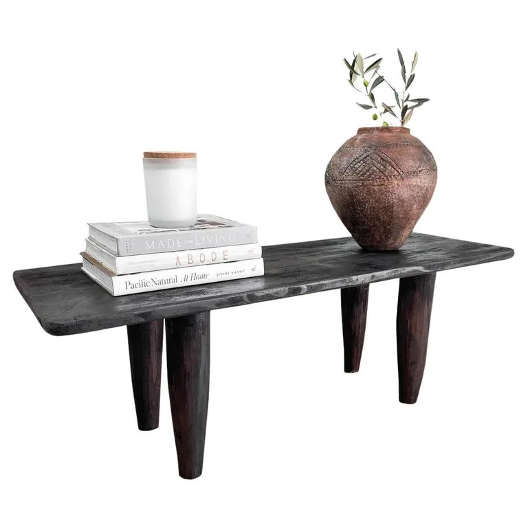 African Senufo Rustic Senufo Sculptural Bench